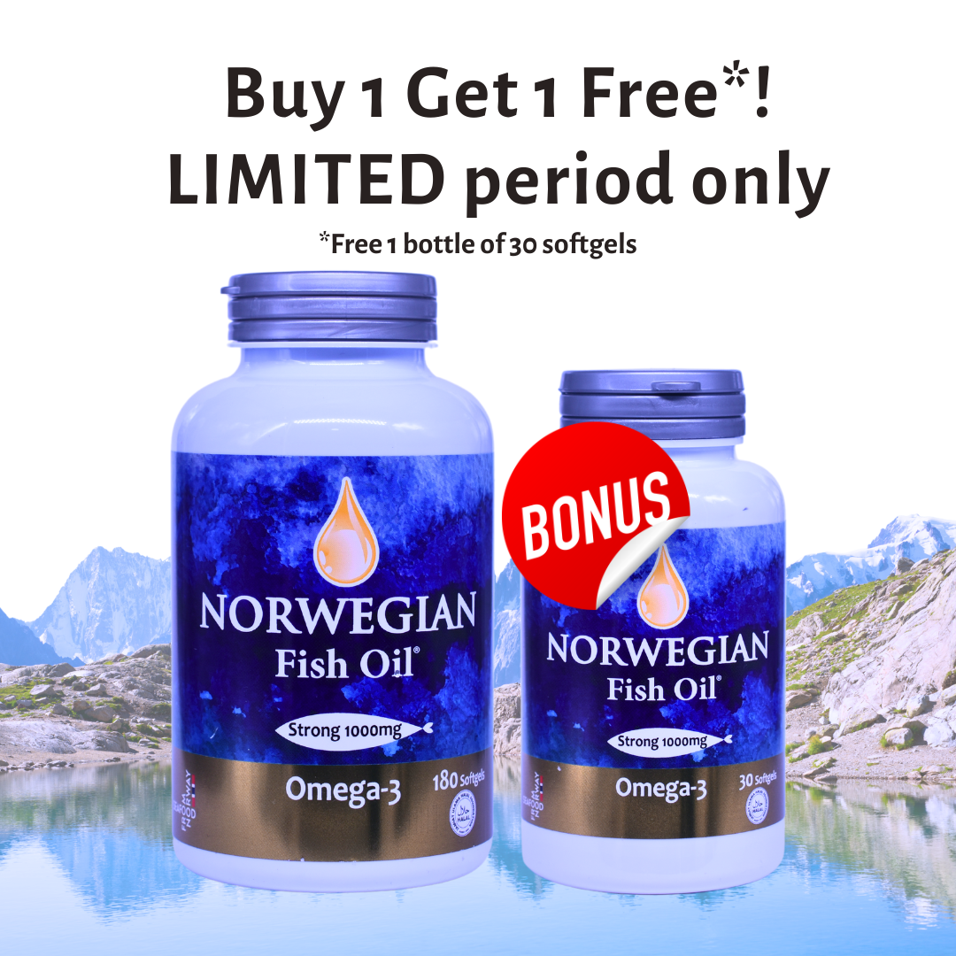 Norwegian Fish Oil Omega-3 Strong (180 Softgels)