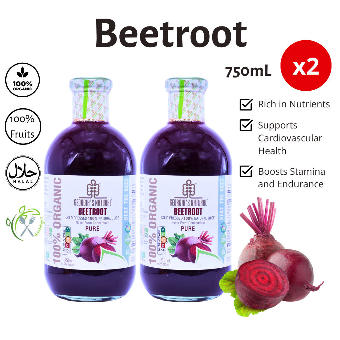 [Georgia's Natural] Beetroot Juice 750mL | 100% Pure Organic