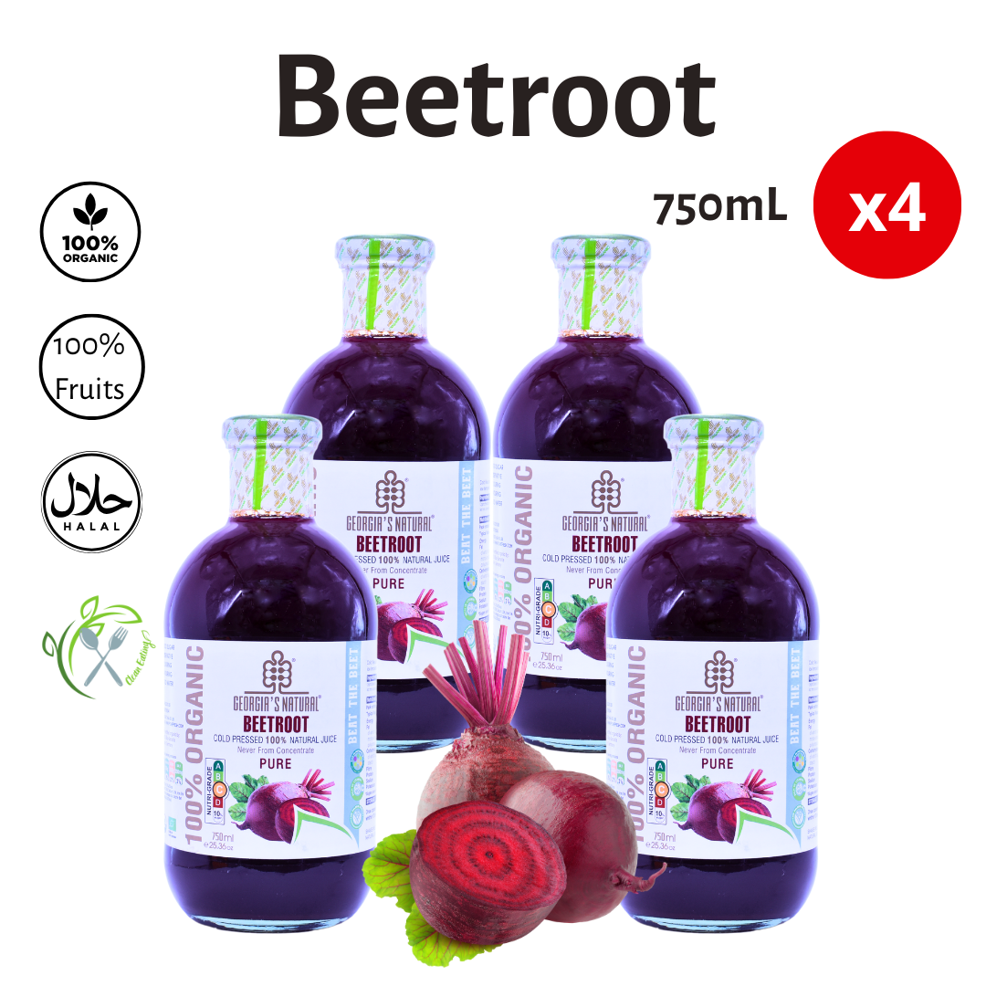 [Georgia's Natural] Beetroot Juice 750mL | 100% Pure Organic