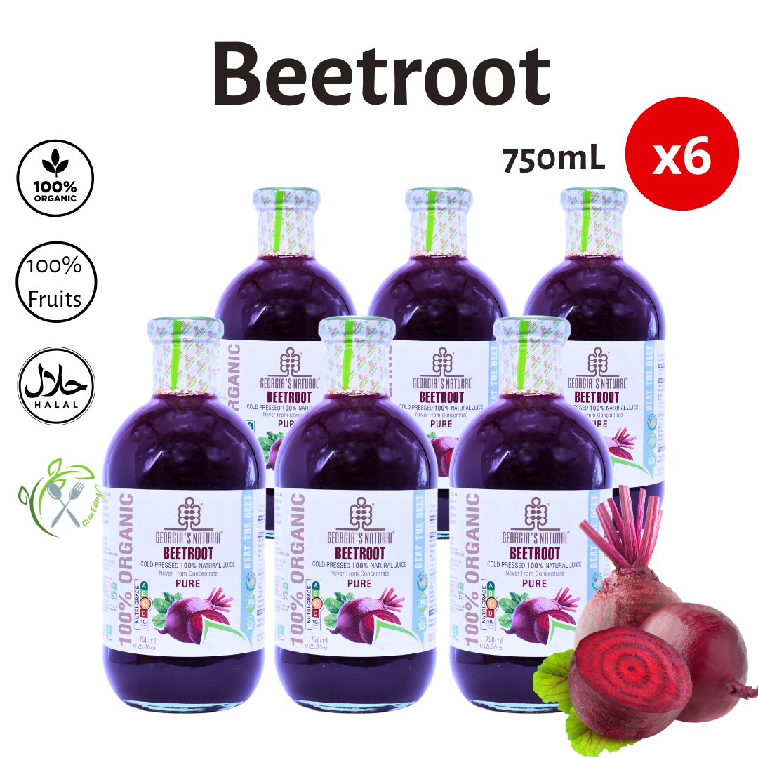 [Georgia's Natural] Beetroot Juice 750mL | 100% Pure Organic