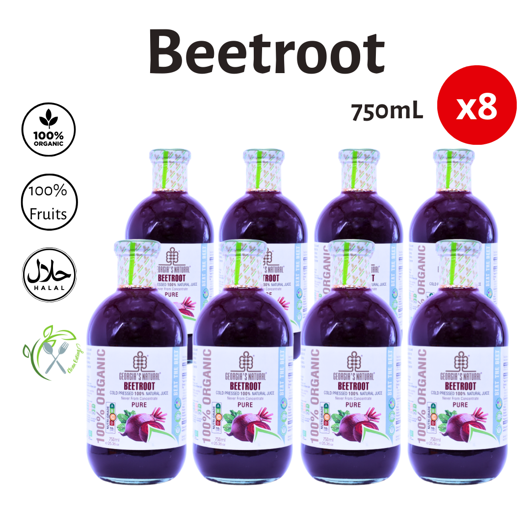 [Georgia's Natural] Beetroot Juice 750mL | 100% Pure Organic