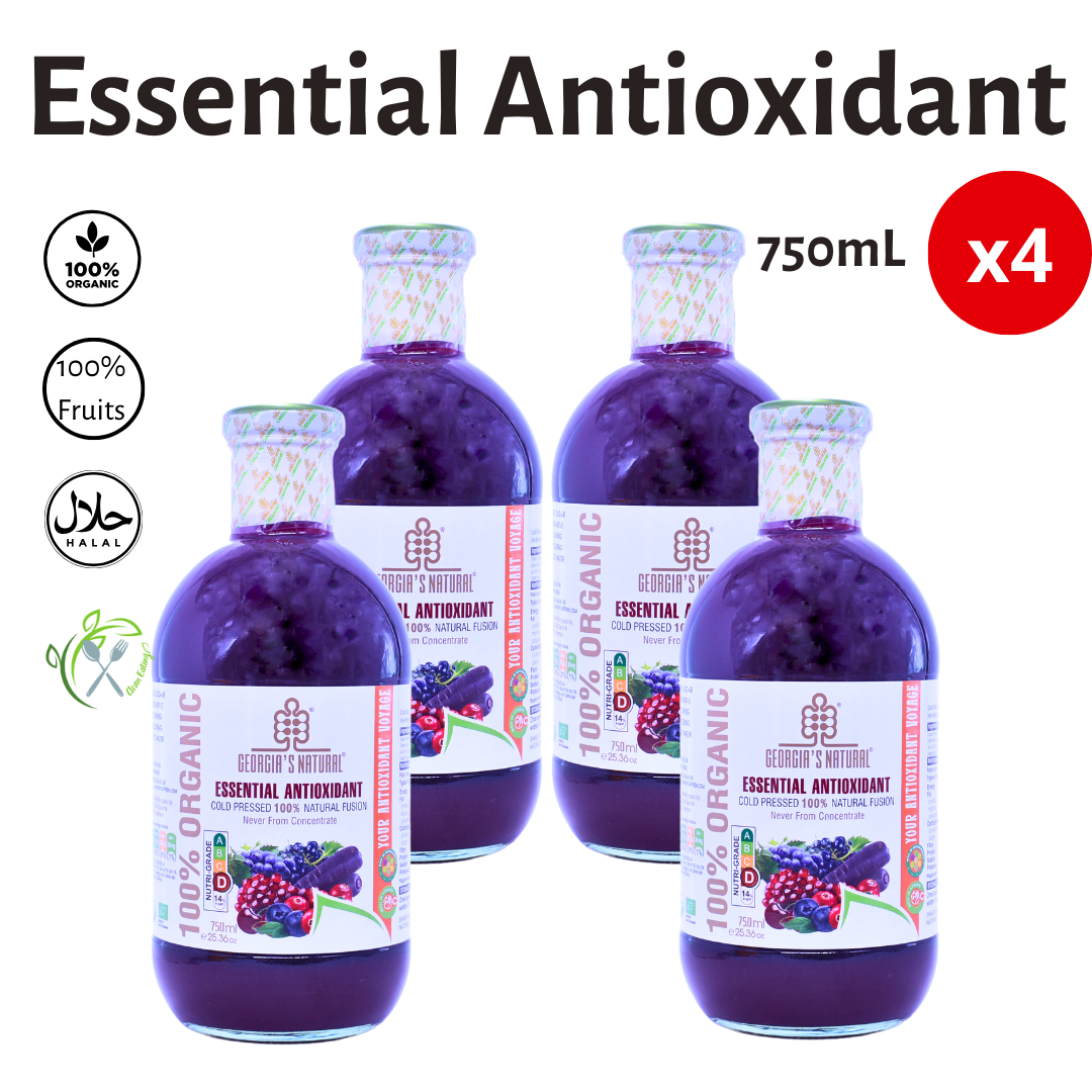 [Georgia's Natural] Essential Antioxidant Fusion Juice 750mL | 100% Pure Organic