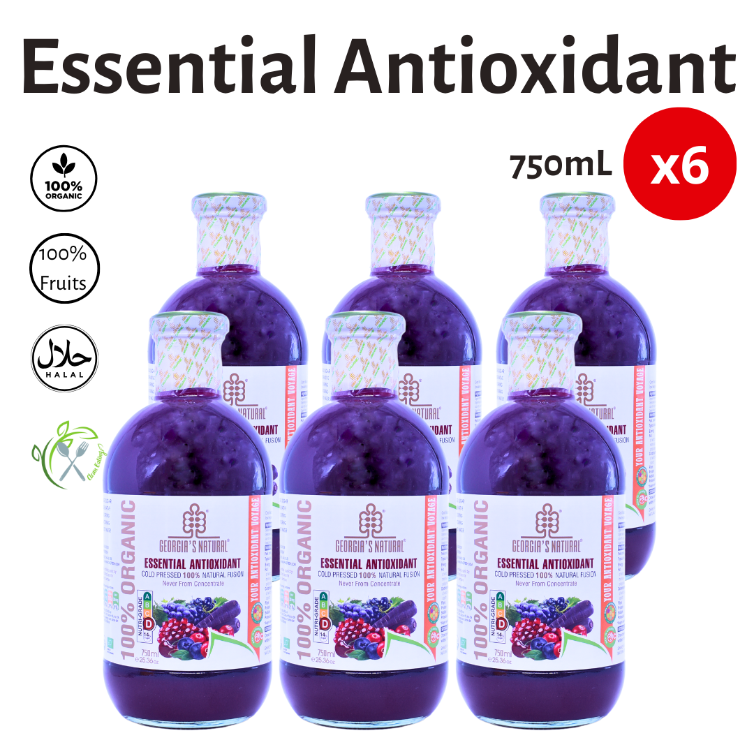 [Georgia's Natural] Essential Antioxidant Fusion Juice 750mL | 100% Pure Organic