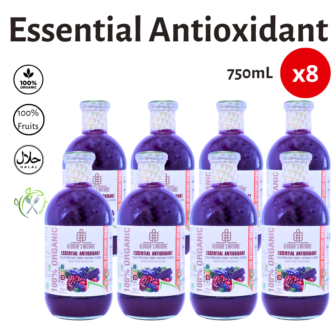 [Georgia's Natural] Essential Antioxidant Fusion Juice 750mL | 100% Pure Organic