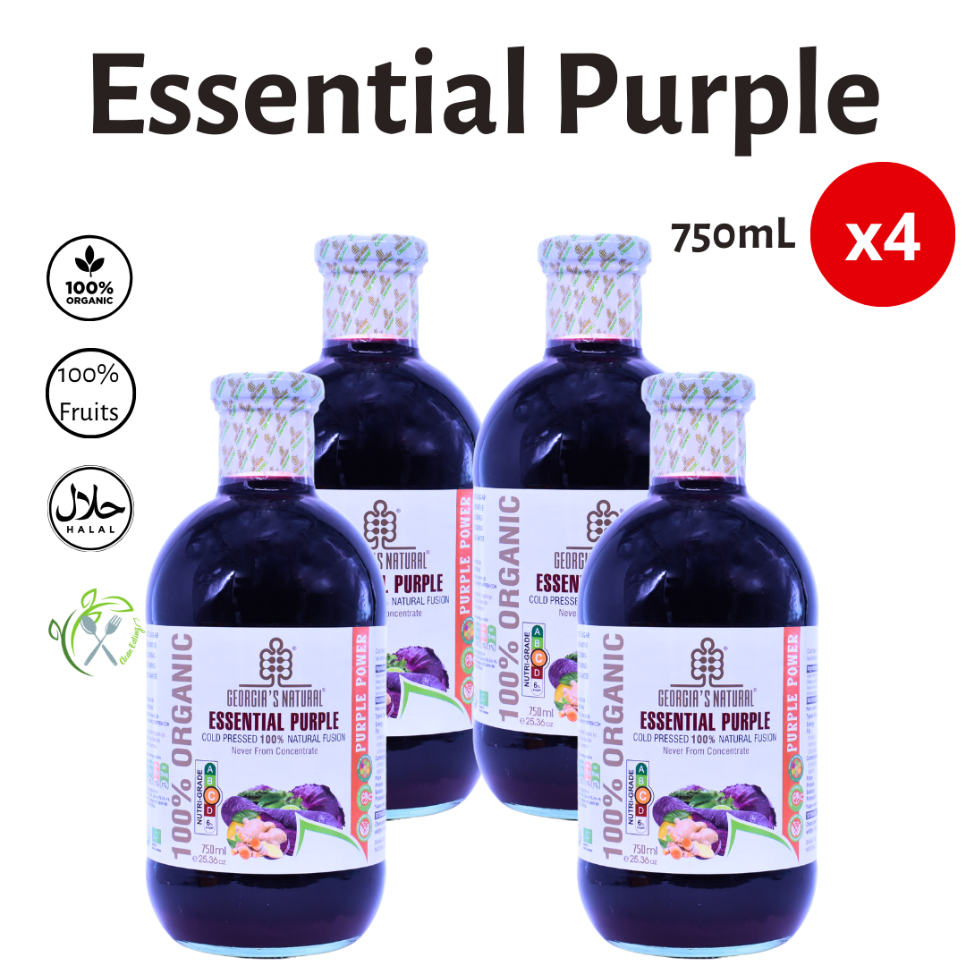 [Georgia's Natural] Essential Purple Fusion Juice 750mL | 100% Pure Organic