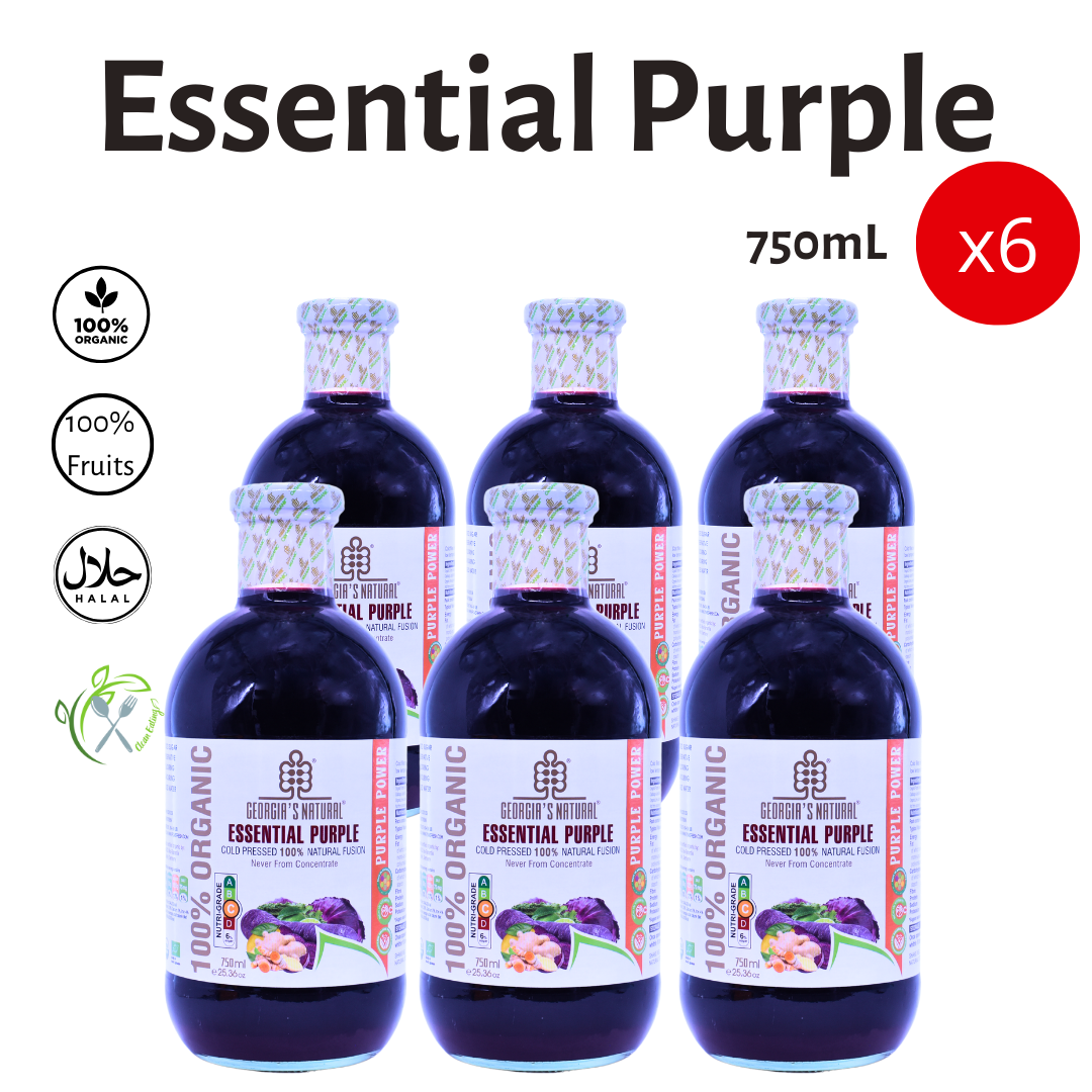 [Georgia's Natural] Essential Purple Fusion Juice 750mL | 100% Pure Organic