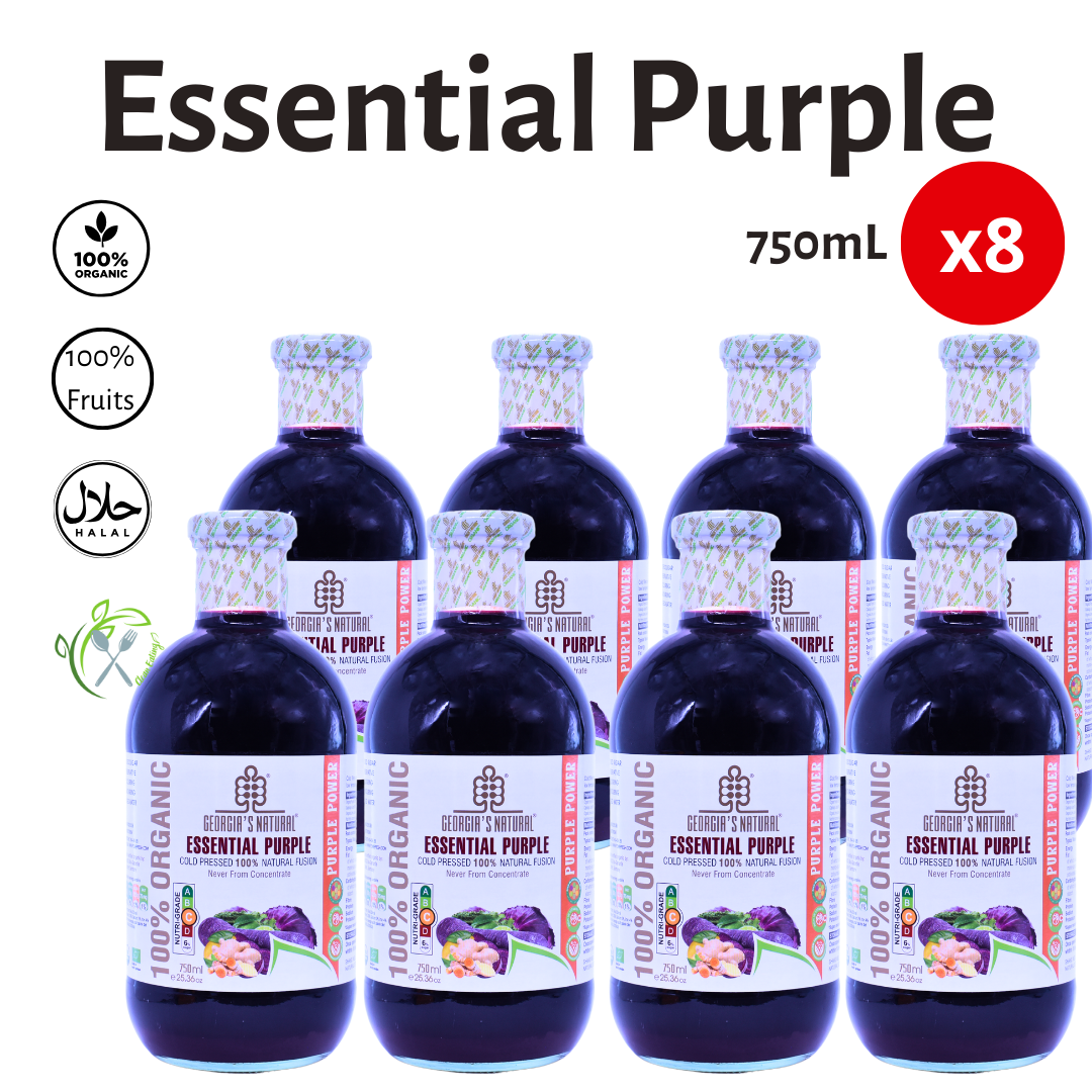 [Georgia's Natural] Essential Purple Fusion Juice 750mL | 100% Pure Organic