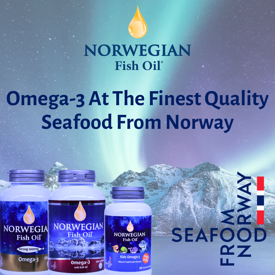 Norwegian Fish Oil Omega-3 with Krill Oil (30 Softgels)