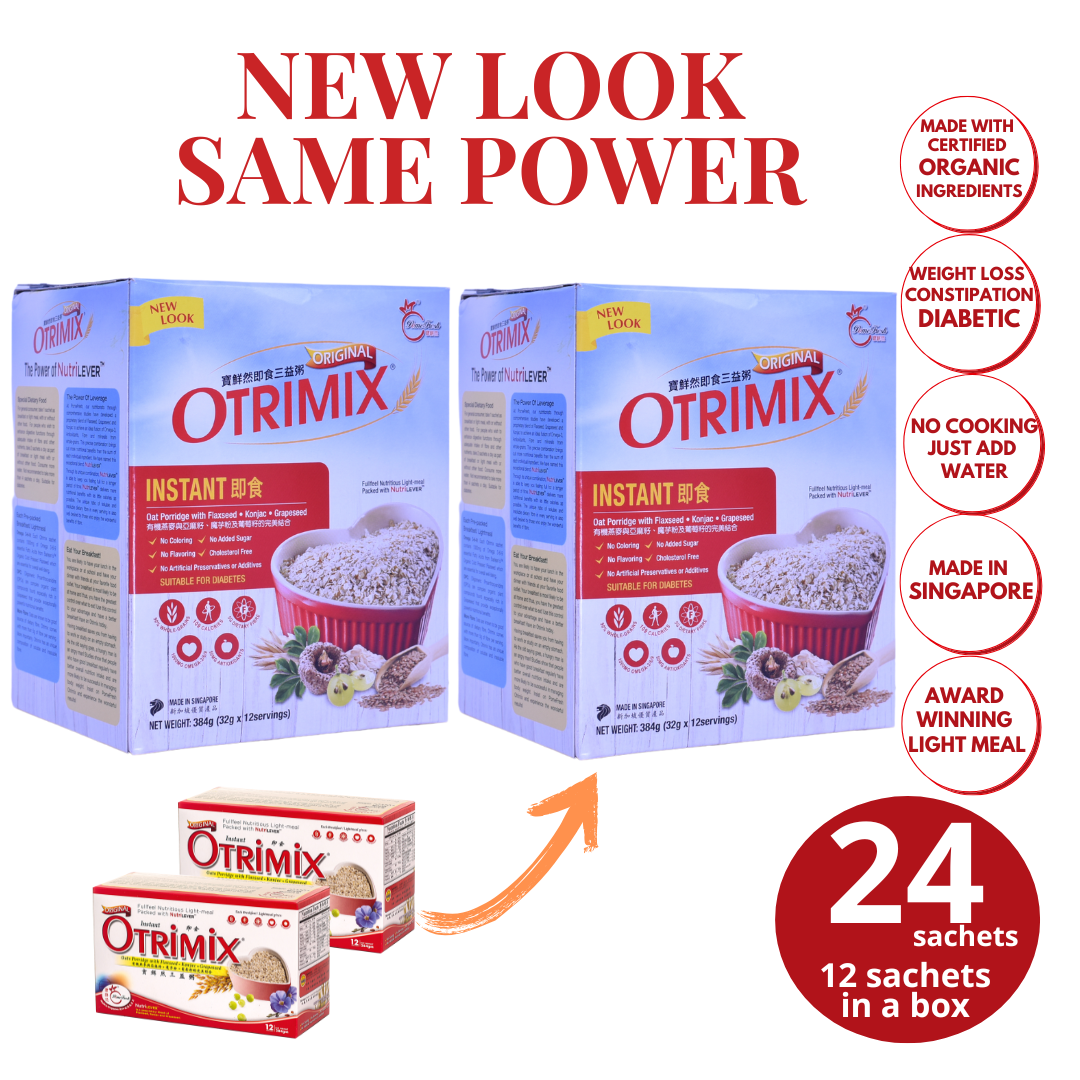 Otrimix Instant Oats Porridge 24 Meals (2 Box) | Keto Friendly