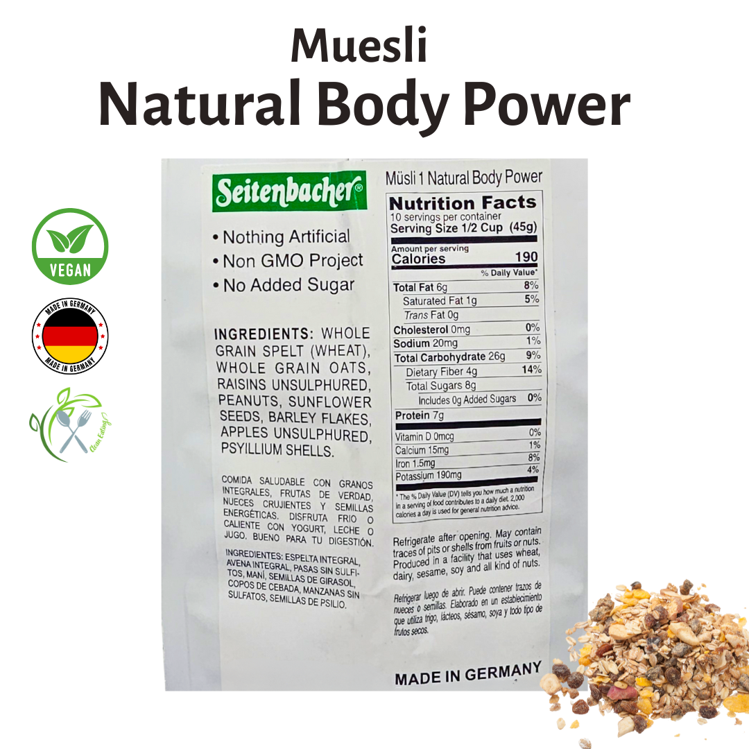 Seitenbacher Muesli – Mix of 3 Bags (454g x 3)