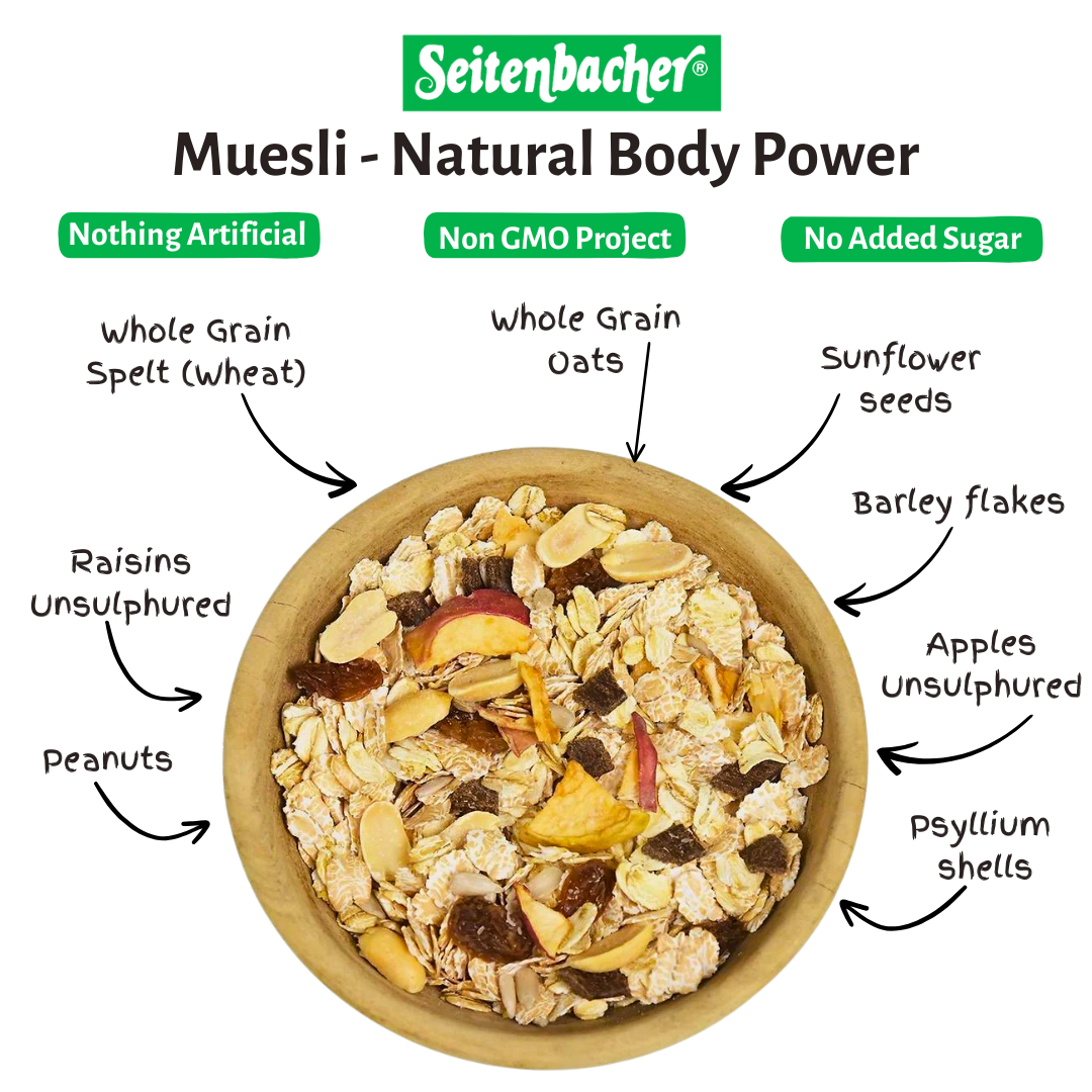 Seitenbacher Muesli – Mix of 3 Bags (454g x 3)