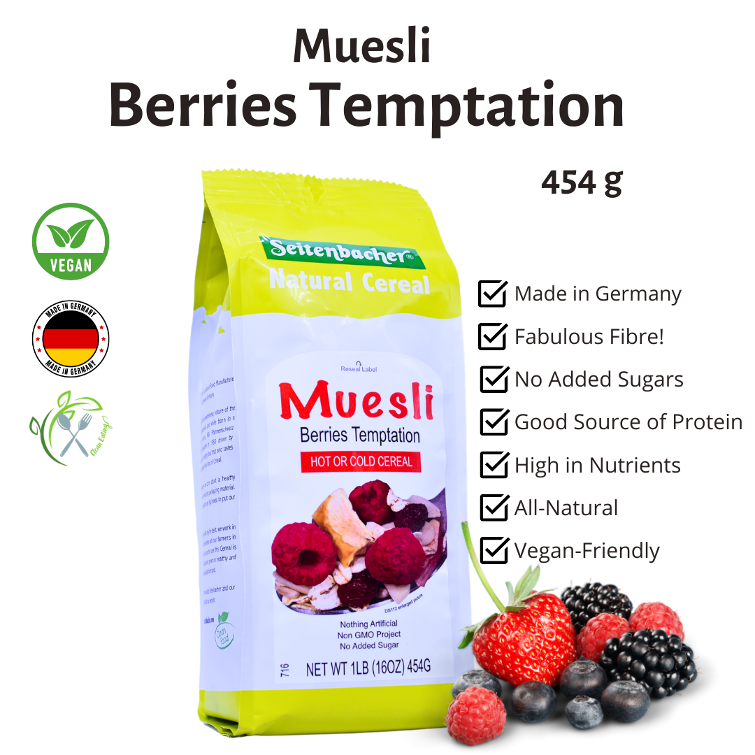 Seitenbacher Muesli – Mix of 3 Bags (454g x 3)