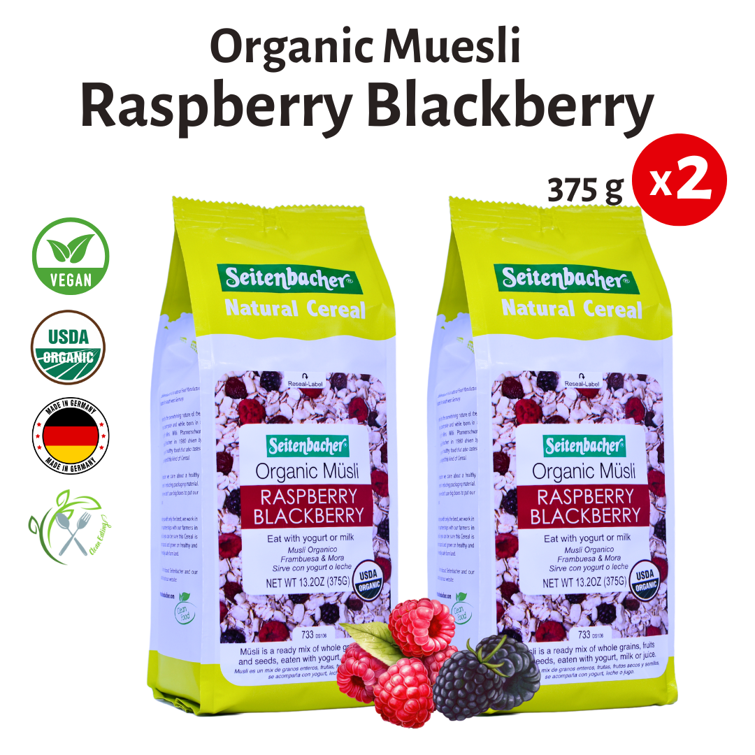 Seitenbacher Organic Muesli Raspberry Blackberry (375g)