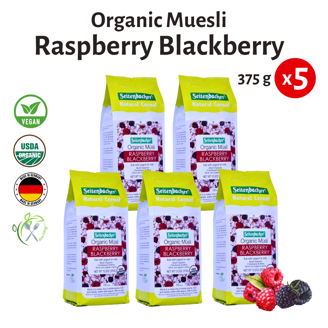 Seitenbacher Organic Muesli Raspberry Blackberry (375g)